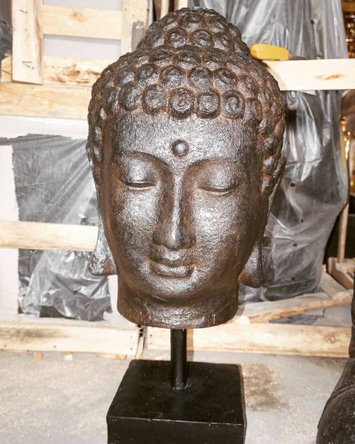 Head Buddha Statue with stand GRC